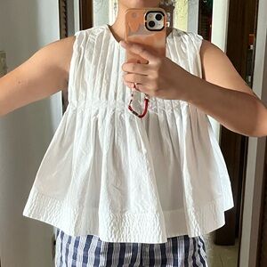 Anthropologie peplum top